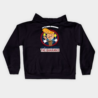 let us make swimming great again -Donald Pig Kids Hoodie